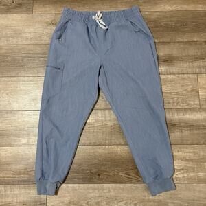 FIGS | Womens L/P | Chambray Blue High Waisted Uman Relaxed Jogger Scrub Pants